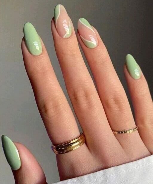 Uñas verdes verano