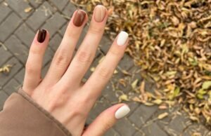 manicura de otoño