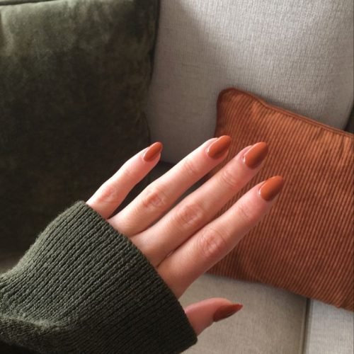 uñas terracota
